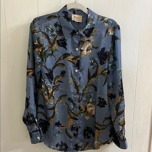 Elie Floral Women's blouse Size S -